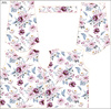 LONGSLEEVE - WATERCOLOR BOUQUET Pat. 2 - single jersey (122/128)