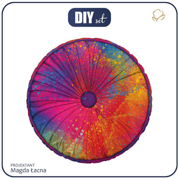 DEKORATIVNÍ POLŠTÁŘ - BAREVNE SKVYRNY