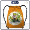 GYM BAG - WATERCOLOR FROG - big