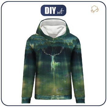 BLUZA DAMSKA (POLA) CLASSIC Z KAPTUREM - JELNIK - zestaw do uszycia M