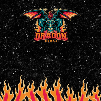 DRAGON WZ. 1 / czarny - panel (75cm x 80cm)