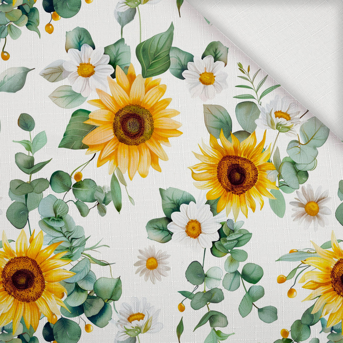 Sunflowers wz. 11 - Tkanina na obrusy