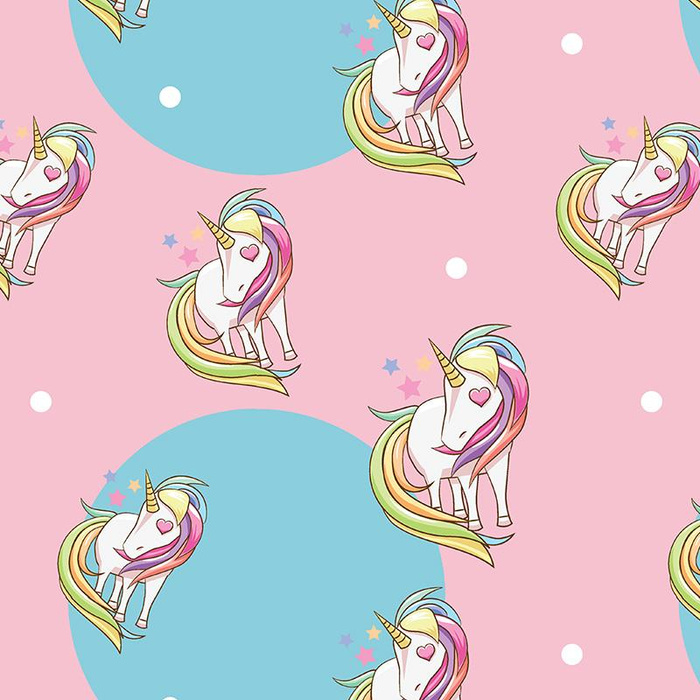 UNICORNS pat. 2 - Viscose jersey