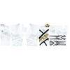 KID`S SHORTS (RIO) - WHITE NINJA - sewing set