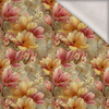 MAGNOLIA FLOWERS - brushed knitwear with elastane ITY