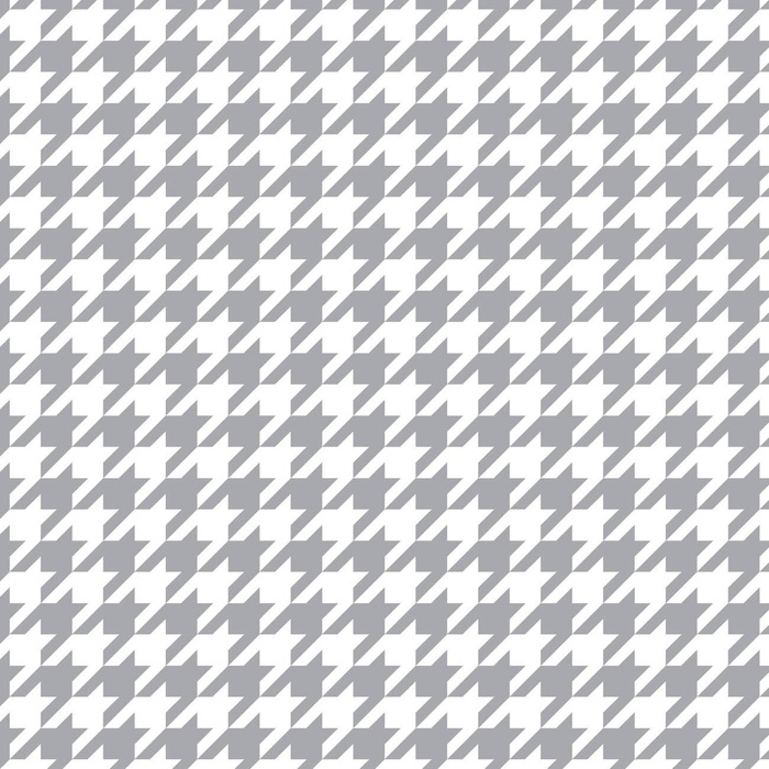 SZARA PEPITKA / BIAŁY - single jersey 