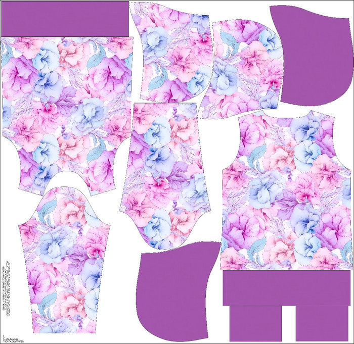 CLASSIC WOMEN’S HOODIE "POLA" (S) - ALCOHOL PASTEL WZ.2 - sewing set 