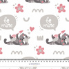CATS AND ARROWS / be mine (CATS WORLD) / white - Waterproof woven fabric