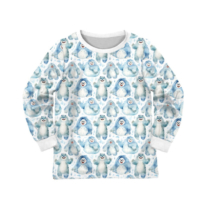 KINDERPYJAMAS "MIKI" - HAPPY YETI M. 2 - Nähset (110/116)