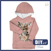 KINDER HOODIE (PARIS) - BABY DEER - Nähset
