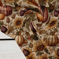 AUTUMN FLOWERS WZ. 28 - Krep