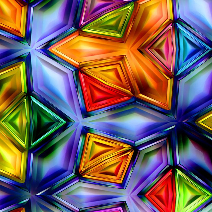 KALEIDOSCOPE  - Nylon fabric Pumi