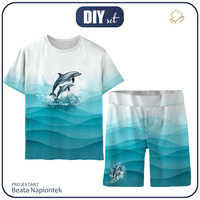 CHILDREN'S PAJAMAS "ADA" - CUTE ANIMALS WZ.6 - sewing set (146/152)