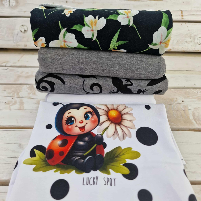 Fabric bundle PAT. 7 - looped knit fabric