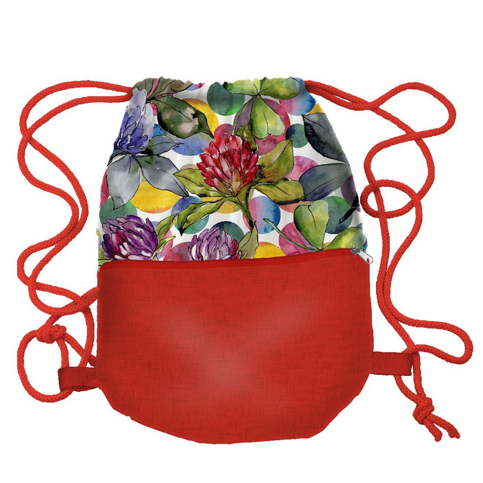 BATOH PYTEL S KAPSA - AKVARELOVÉ JETELE - Sada siti