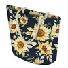 TOTE BAG - SUNFLOWERS PAT. 5 / dark blue - sewing set