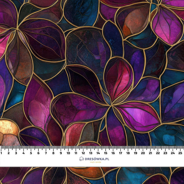 STAINED GLASS WZ. 25- Slub Weave