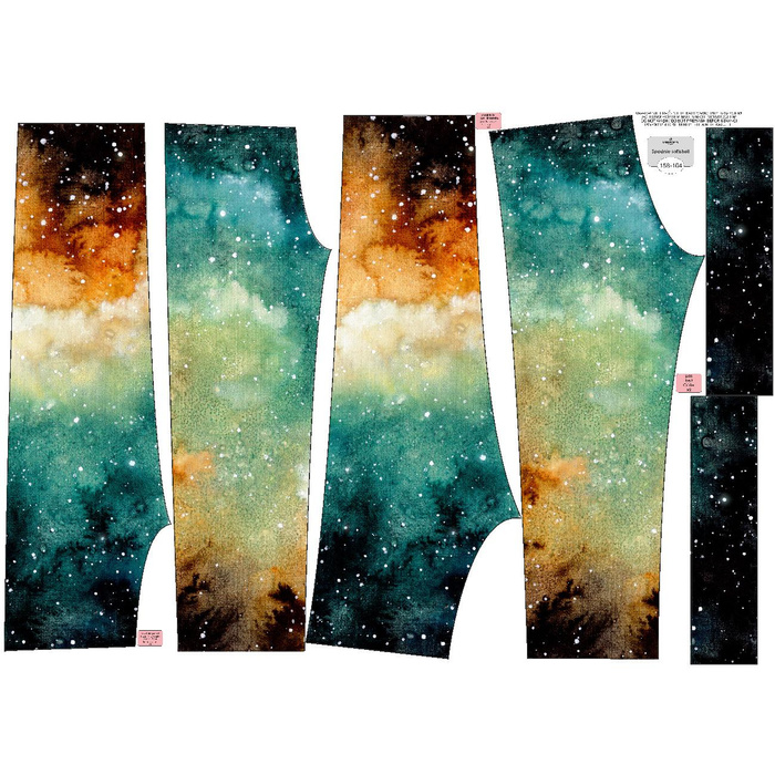 CHILDREN'S SOFTSHELL TROUSERS (YETI) - GALACTIC JOURNEY (98/104)