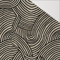 RETRO GEOMETRIC WZ. 20 - Hydrophober angerauter Wintersweat