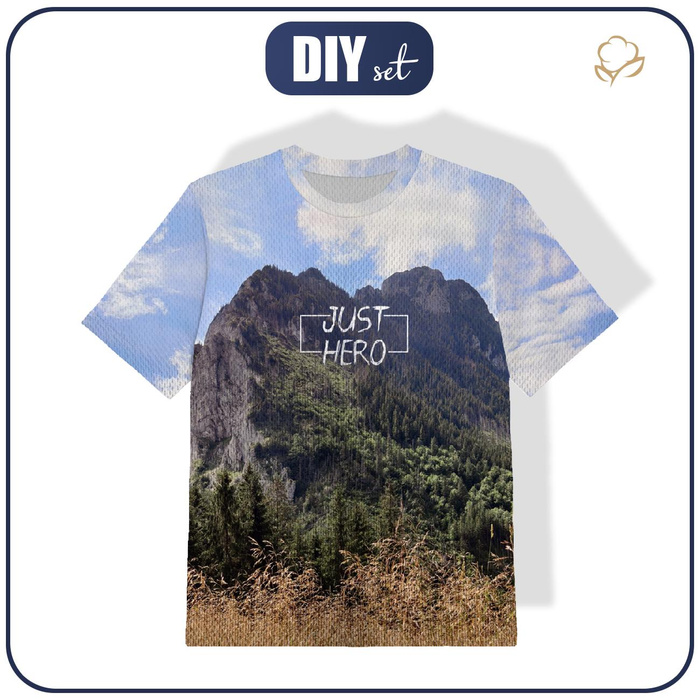 T-SHIRT SPORTOWY DZIECIĘCY - JUST HERO