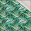 Stained Garden wz. 2 - dzianina drapana z elastanem ITY