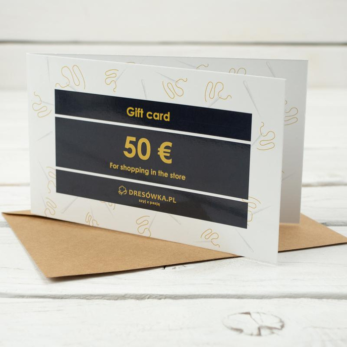 GIFT CARD - 50 EUR - EN