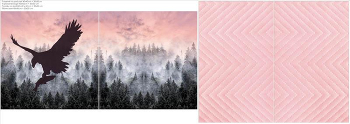 OZDOBNÉ POLŠTÁŘE - OREL A HORY