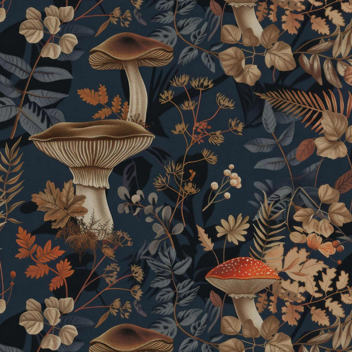 BOTANICAL FOREST WZ. 8- Slub Weave