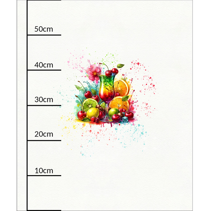 TUTTI FRUTTI MIX WZ. 2 - Panel (60cm x 50cm)  Polster- Velours