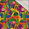 NEON CACTUS WZ.1 - teplákovina počesaná s elastanem ITY