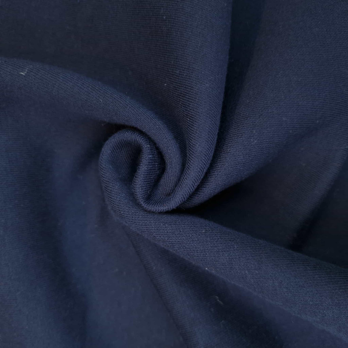 50CM Silná teplákovina počesaná D300 - NAVY (D-28)