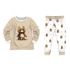 KINDERPYJAMAS "MIKI" - VALENTINE'S DAY / BEAR - Nähset (134/140)