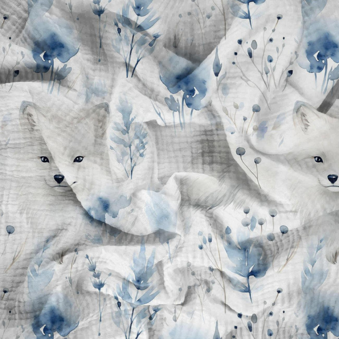 ARCTIC FOX - Muślin bawełniany
