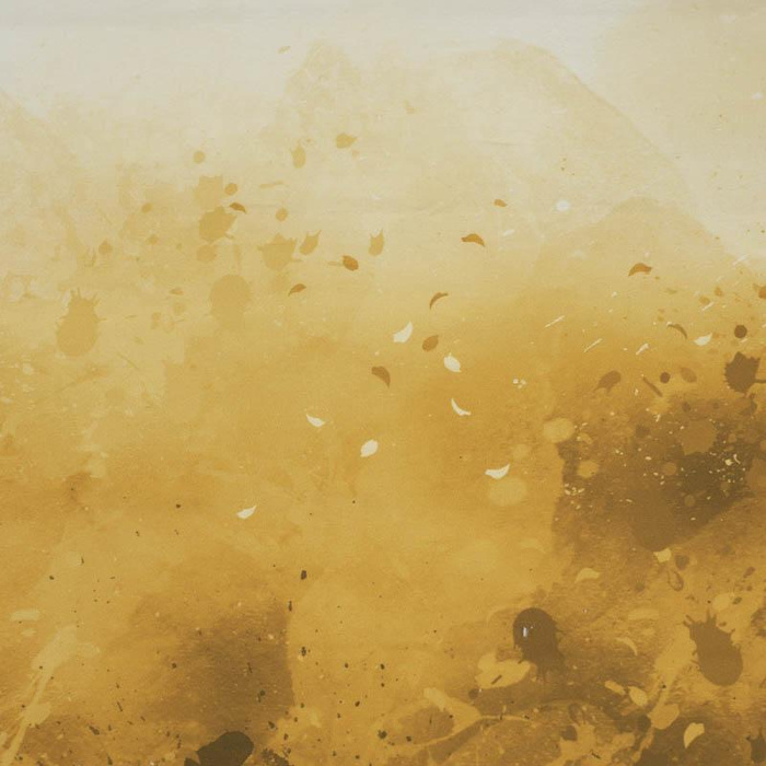 KLECKSE (gold) - Paneel Sommersweat 