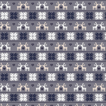 REINDEERS / sweater (WINTER TIME) / grey