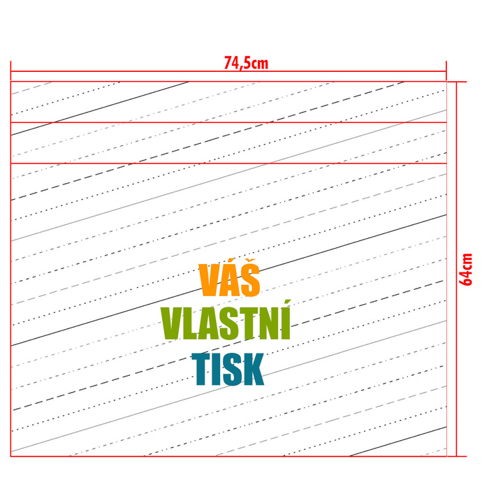 SHOPPER TASCHE - MIT EIGENEM AUFDRUCK - Wasserabweisende Webware - Nähset