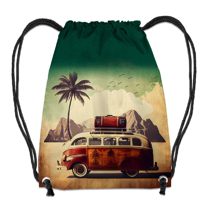 GYM BAG - VINTAGE TRAVEL PAT. 2 - big