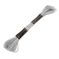 Metallisierte Mouline silber