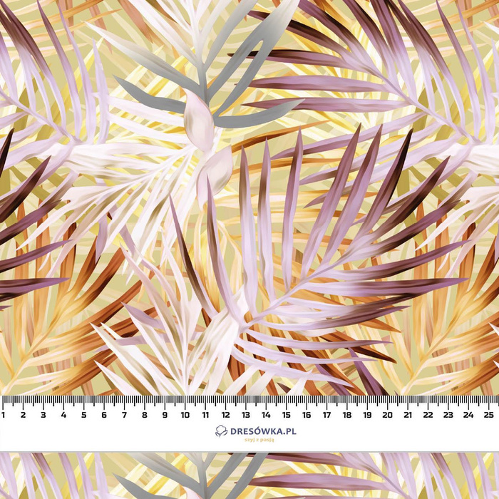 PALM LEAVES pat. 2 (gold) - lycra 300g