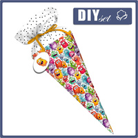 First Grade Candy Cone - FUNNY MONSTERS PAT. 3 - sewing set
