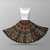 AFRICAN MANDALA - circle skirt panel