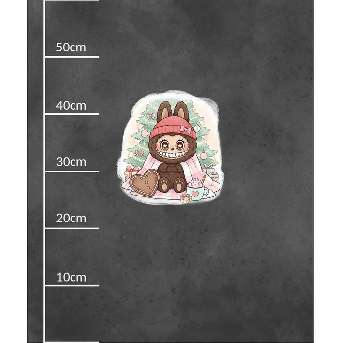 Creepy Cute Christmas WZ.5 - panel (60cm x 50cm) Wintersweat angeraut mit Elastan ITY