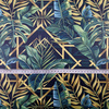 35cm WILD JUNGLE wz.4 (MONSTERA) - dickes geprägtes Kunstleder