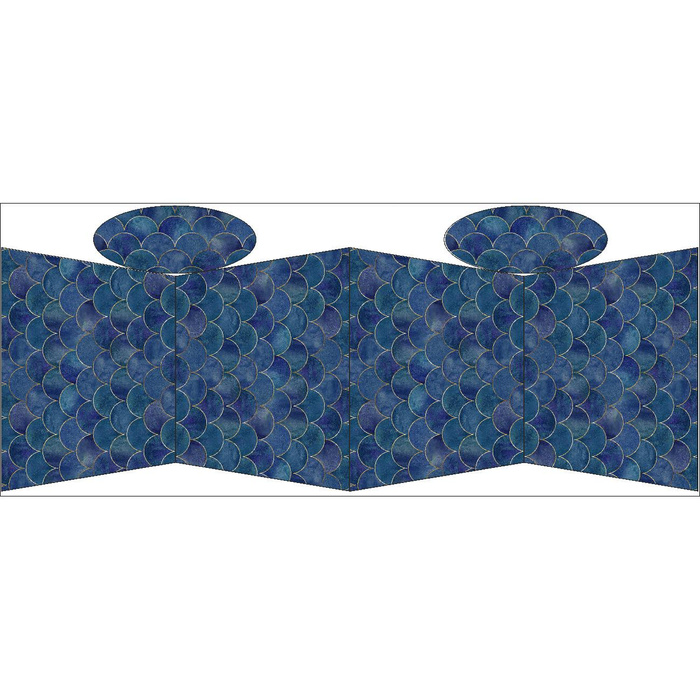 TOTE BAG - FISH SCALES - sewing set