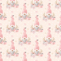 CHRISTMAS GNOMES PAT. 4 - single jersey