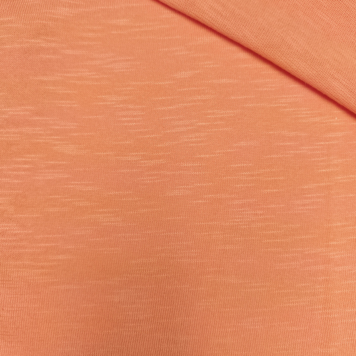 "FLAME" cotton jersey 170g - PAPAYA ORANGE D-108