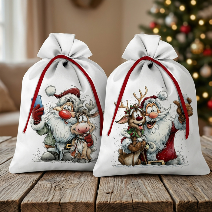 Gift pouches - CHRISTMAS WZ. 7 - sewing set - BIG