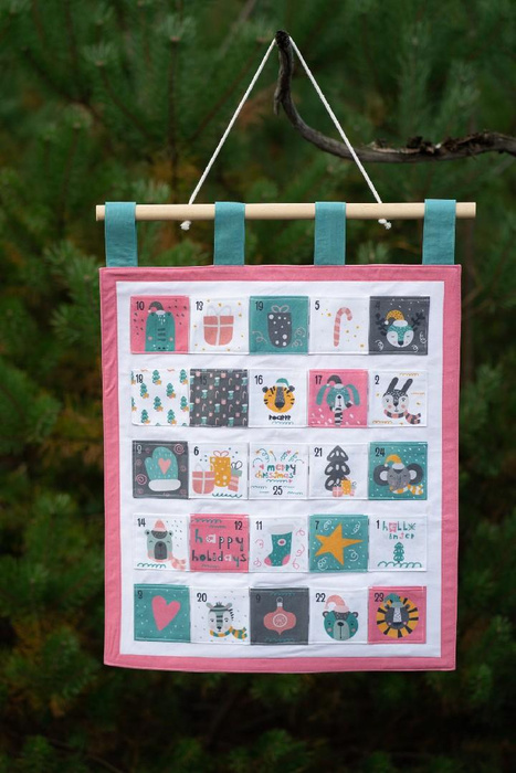 KALENDARZ ADWENTOWY - RÓŻOWY