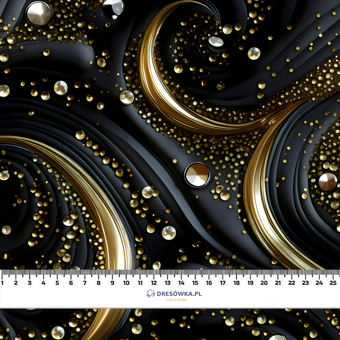 Black & Gold Glamour wz.10 - Thermo lycra