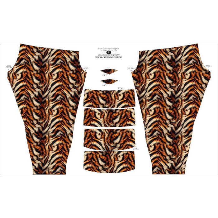 SPORTLEGGINGS -  ANIMAL SKIN ms.3 - Nähset - XXL